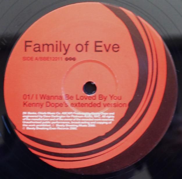 FAMILY OF EVE / I WANNA BE LOVED BY YOU (12