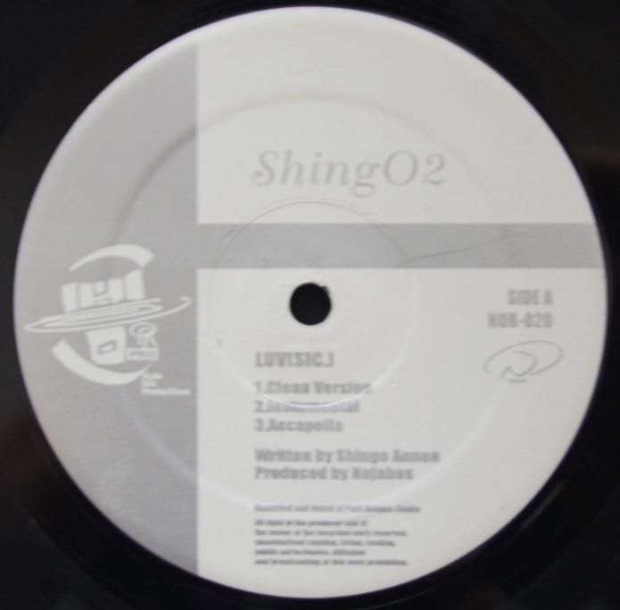 Shing02 Luv Sic. 12インチレコード NUJABES FEATURING SHING02 / LUV(SIC) (12