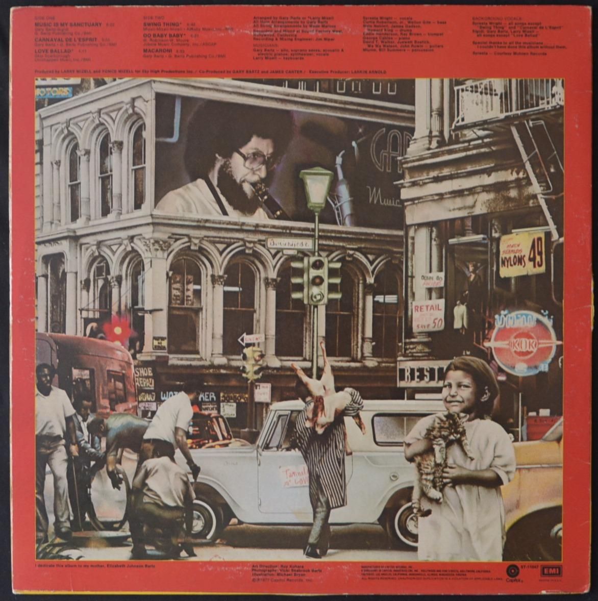 GARY BARTZ / MUSIC IS MY SANCTUARY (LP) - HIP TANK RECORDS