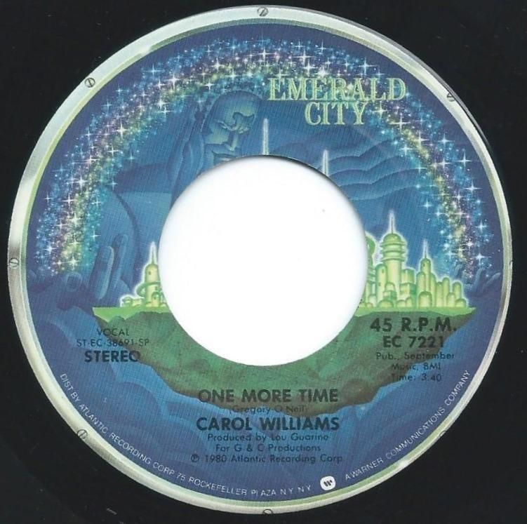CAROL WILLIAMS / ONE MORE TIME / CATCH THE SUN (7