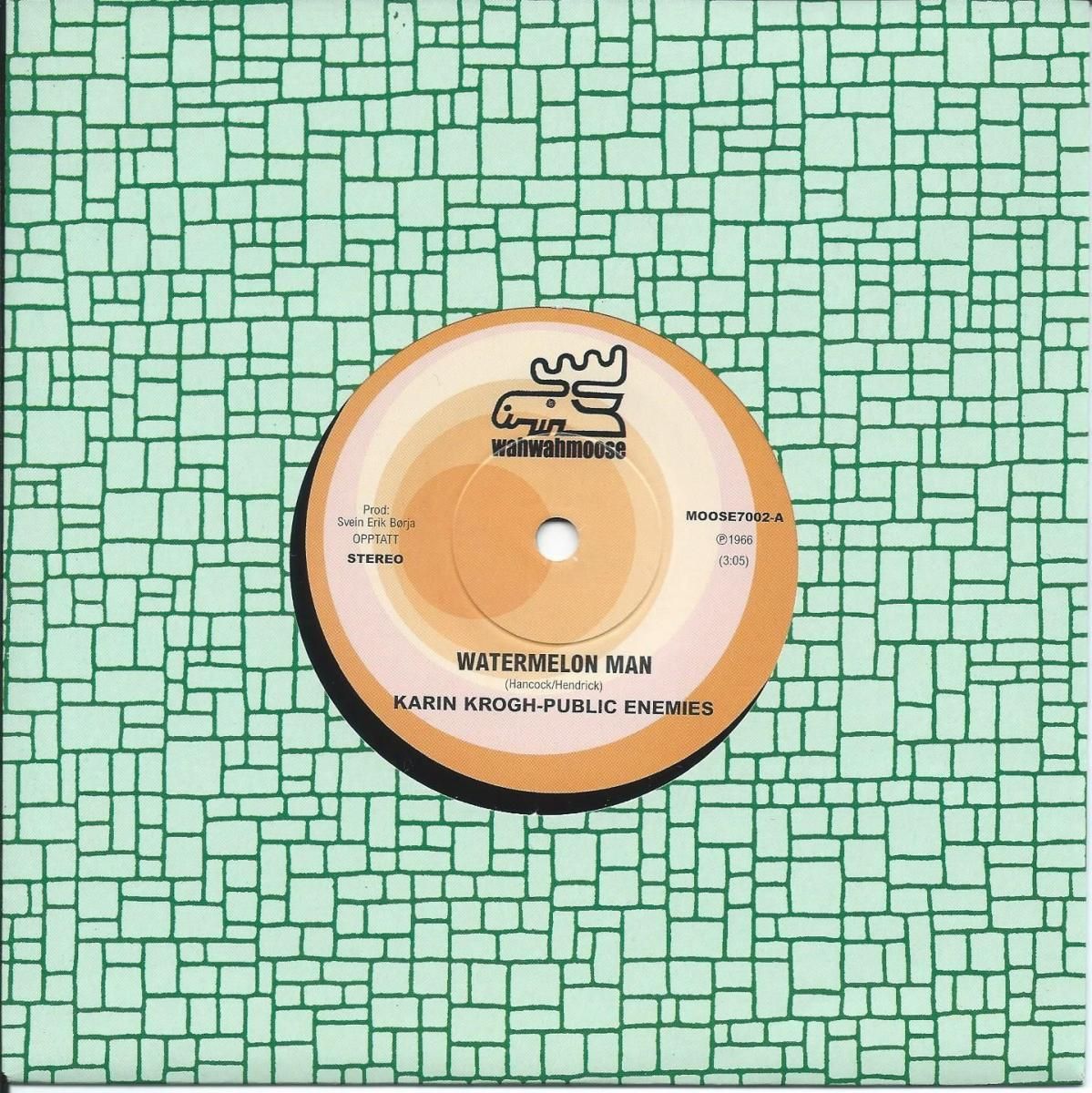 KARIN KROGH / PUBLIC ENEMIES / HORNE SINGERS ‎/ WATERMELON MAN (7