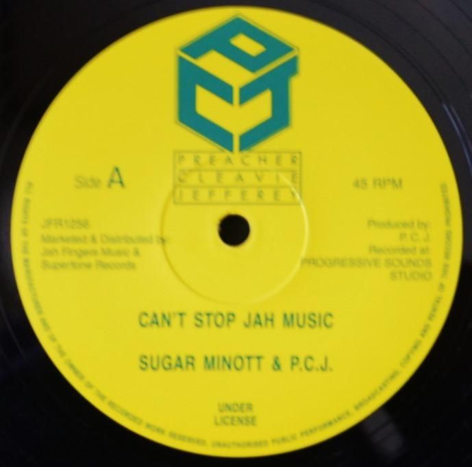 SUGAR MINOTT & P.C.J. / CAN'T STOP JAH MUSIC (12