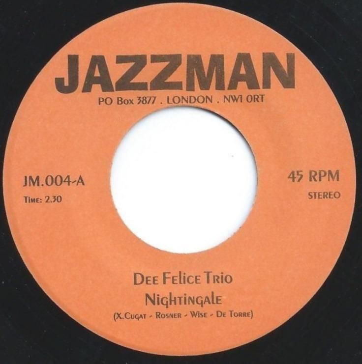 DEE FELICE TRIO / LOS BRASILIOS - NIGHTINGALE / BRASILIAN BEAT (7