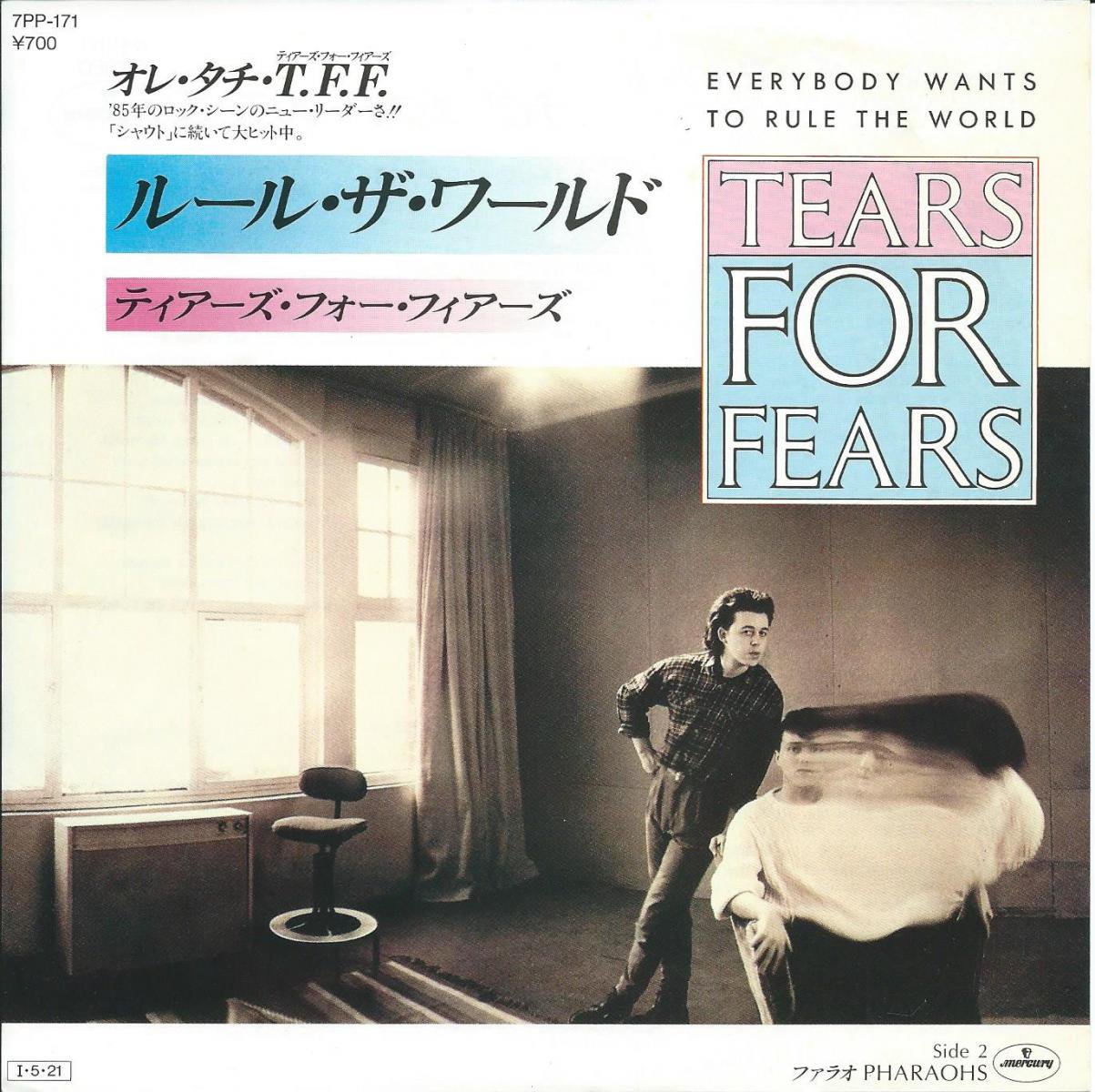 TEARS FOR FEARS ティアーズ・フォー・フィアーズ / EVERYBODY WANTS TO RULE THE WORLD (7) -  HIP TANK RECORDS
