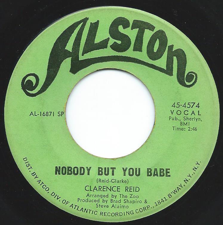 CLARENCE REID / NOBODY BUT YOU BABE (7