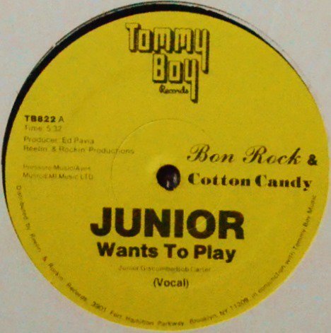 BON ROCK & COTTON CANDY / JUNIOR WANTS TO PLAY (12