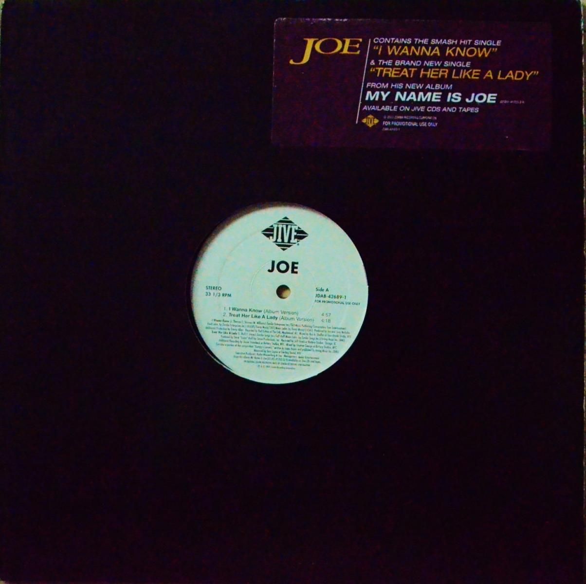 Joe – I Wanna Know – CD (Cardboard Sleeve, Single), 2000