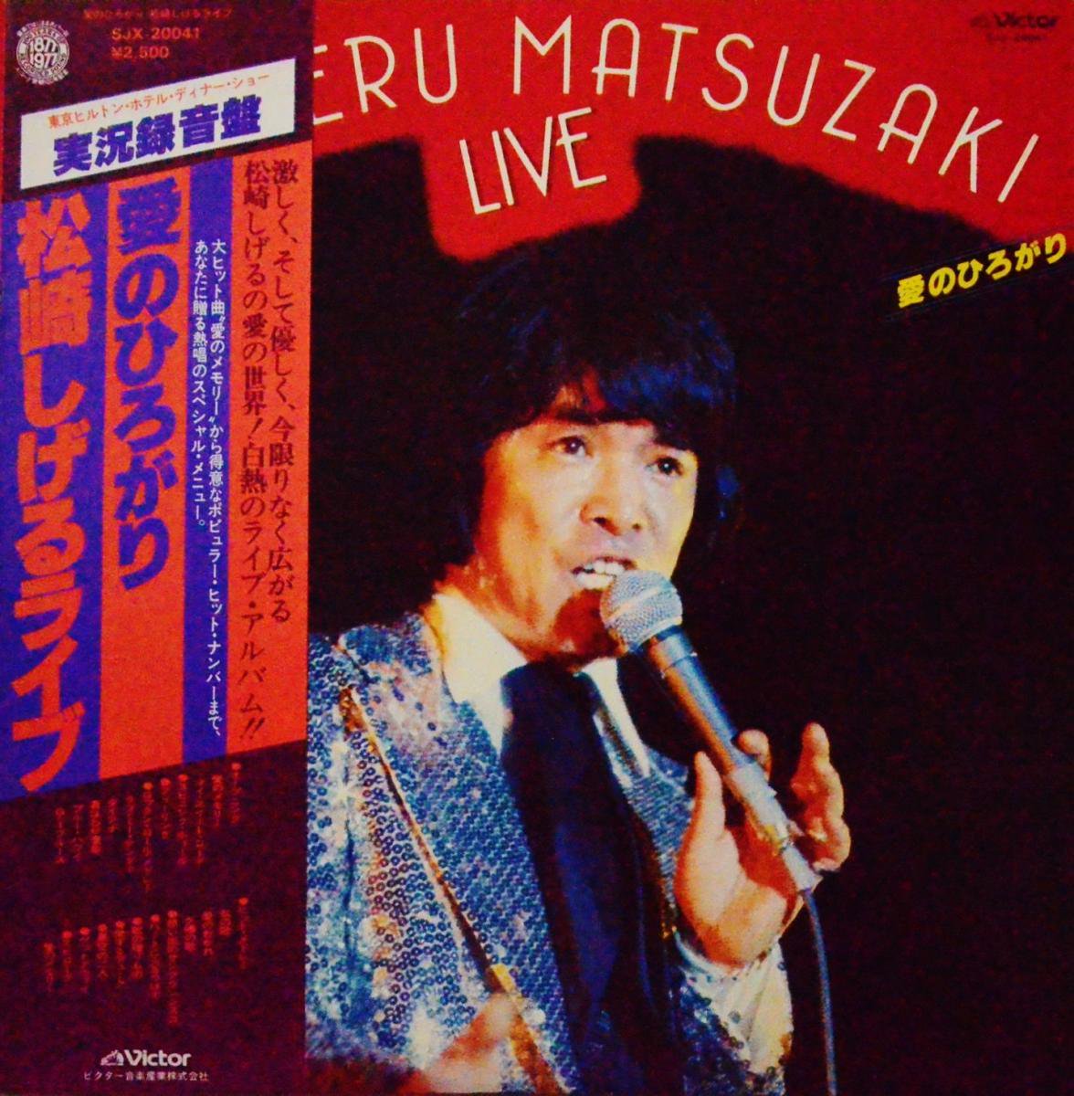 松崎しげる SHIGERU MATSUZAKI / 愛のひろがり〜LIVE (LP)