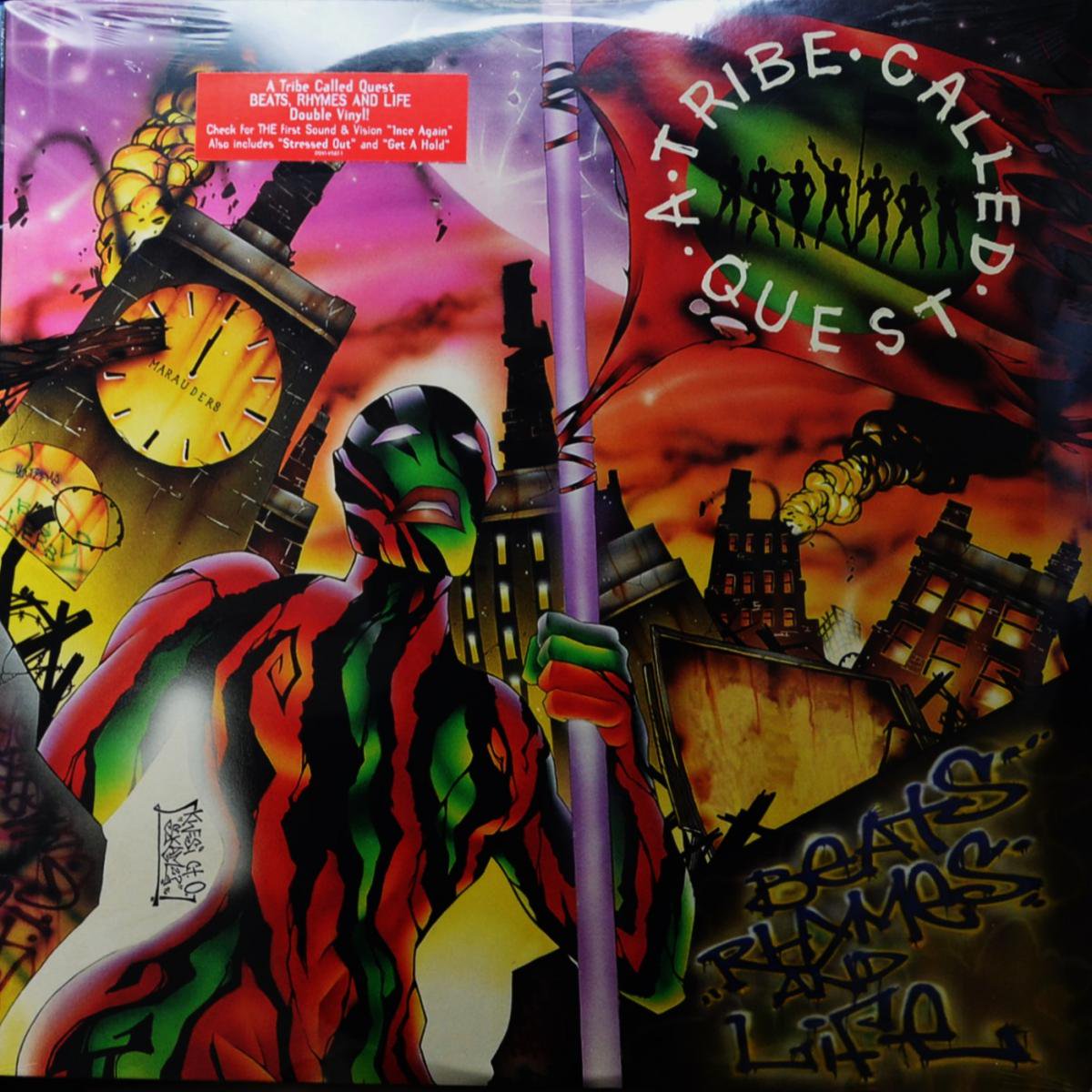 A TRIBE CALLED QUEST / BEATS RHYMES AND LIFE (LP) - HIP TANK RECORDS