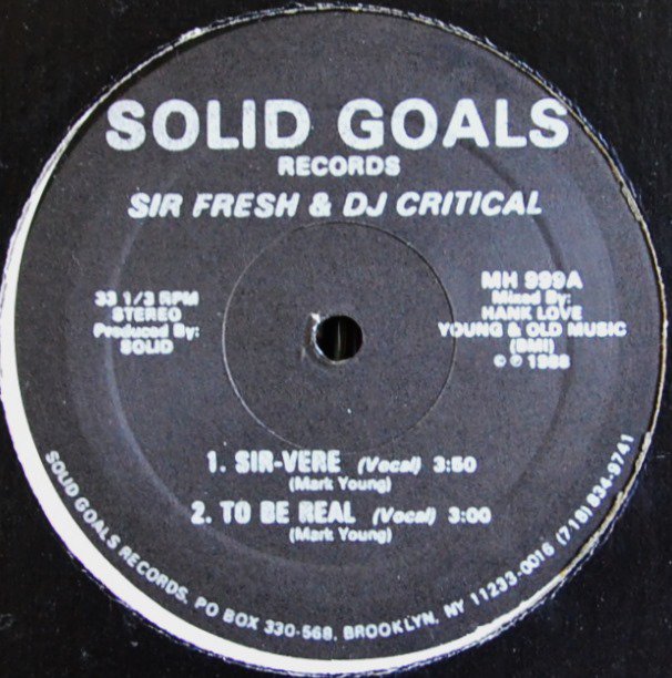 SIR FRESH & DJ CRITICAL / SIR-VERE (12