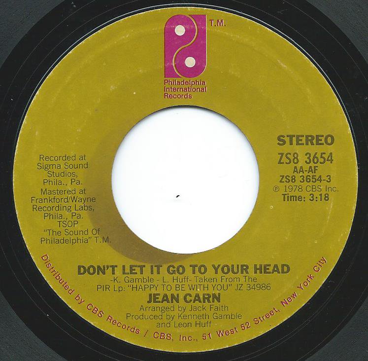 JEAN CARN / DON'T LET IT GO TO YOUR HEAD (7