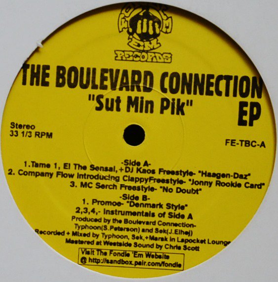 THE BOULEVARD CONNECTION / SUT MIN PIK EP (12