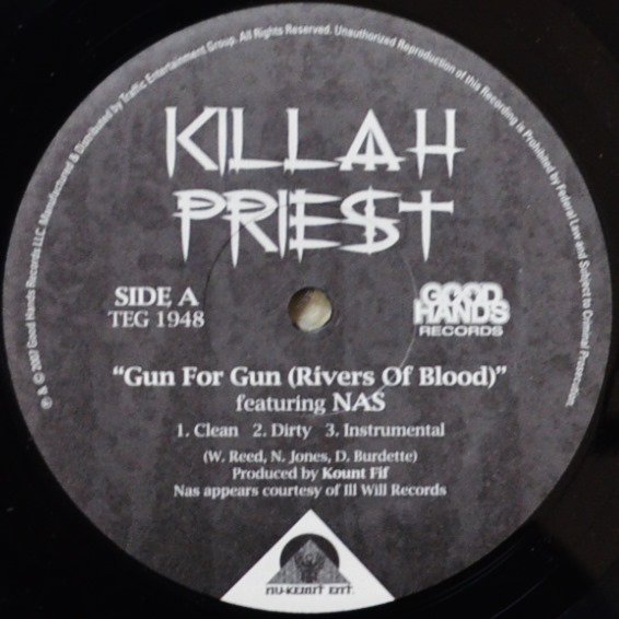 KILLAH PRIEST / GUN FOR GUN (RIVERS OF BLOOD) FEAT.NAS (12