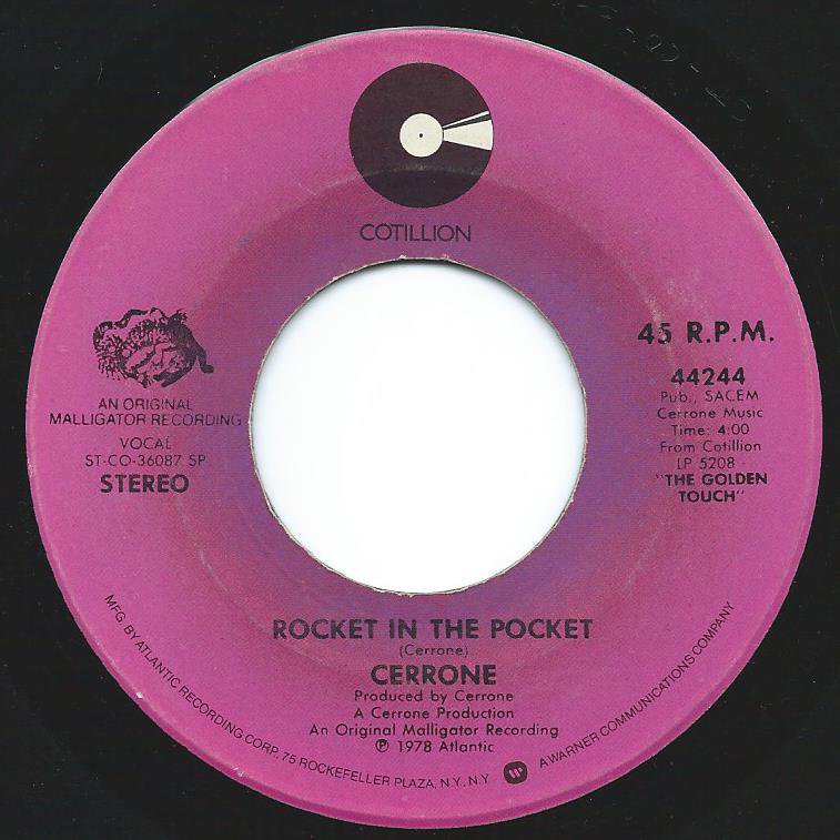 CERRONE / ROCKET IN THE POCKET / JE SUIS MUSIC (7