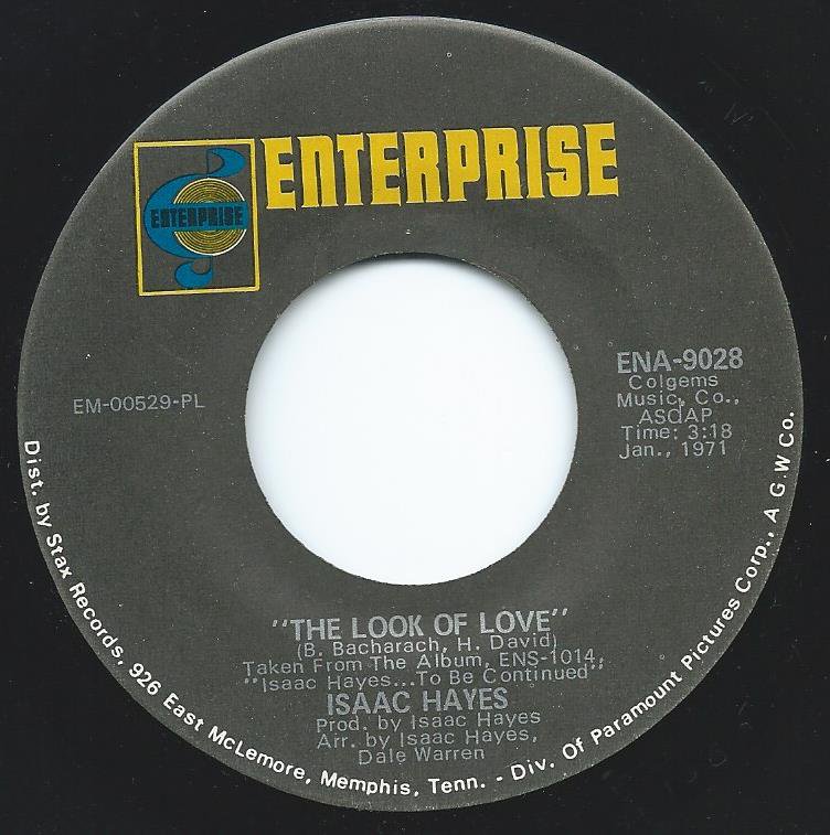 ISAAC HAYES / THE LOOK OF LOVE / IKE'S MOOD (7