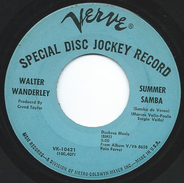 WALTER WANDERLEY / SUMMER SAMBA / CALL ME (7