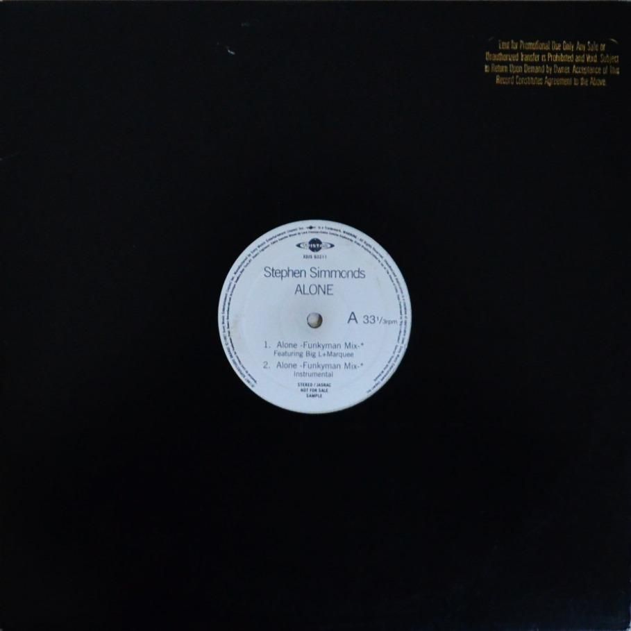 STEPHEN SIMMONDS FEAT. BIGL,MARQUEE / ALONE-LORD FINESSE