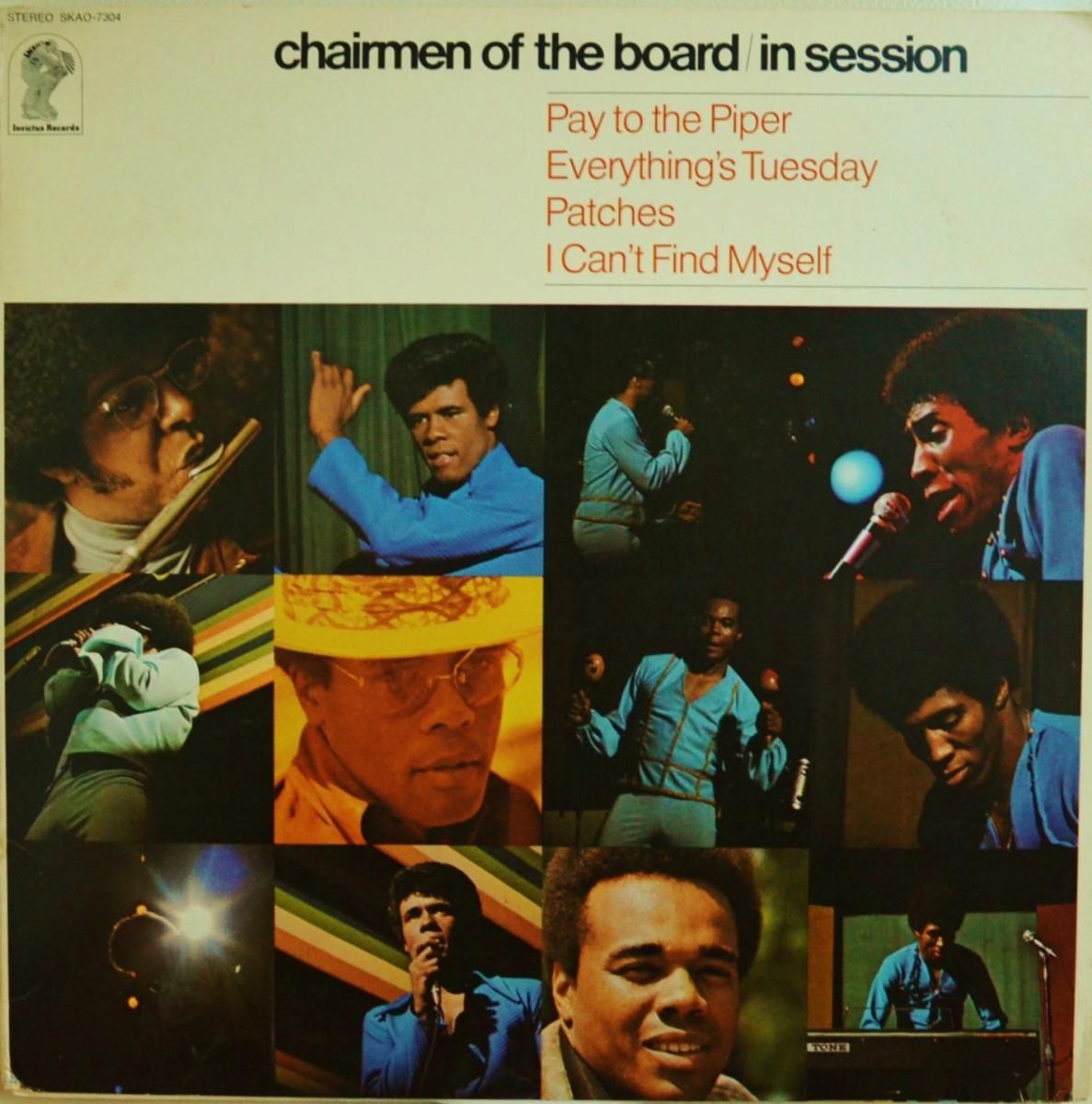 CHAIRMEN OF THE BOARD / IN SESSION (LP) - HIP TANK RECORDS