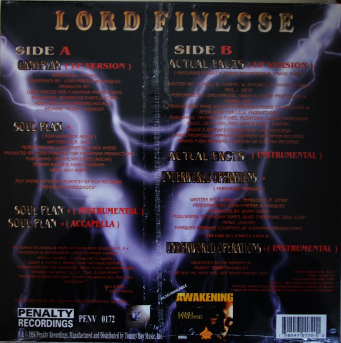 LORD FINESSE / GAMEPLAN / ACTUAL FACTS (12