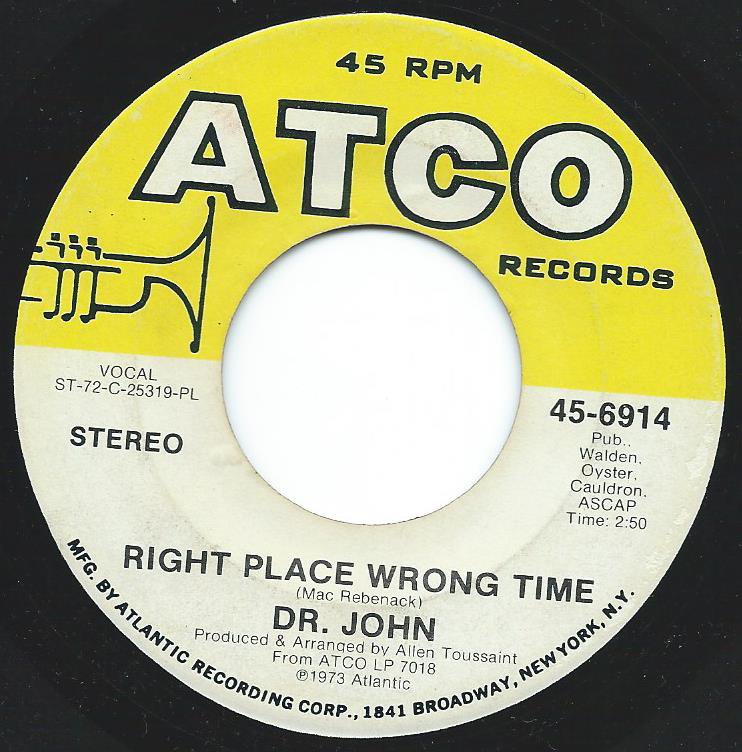 DR.JOHN / RIGHT PLACE WRONG TIME / BEEN HOODOOD (7