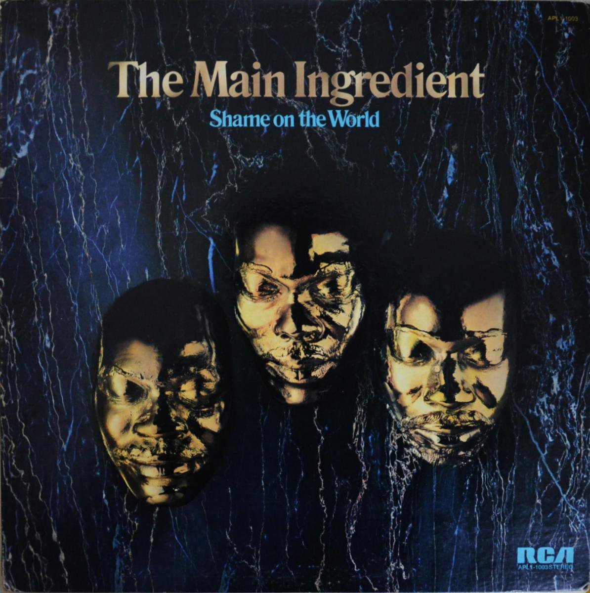 THE MAIN INGREDIENT / SHAME ON THE WORLD (LP)
