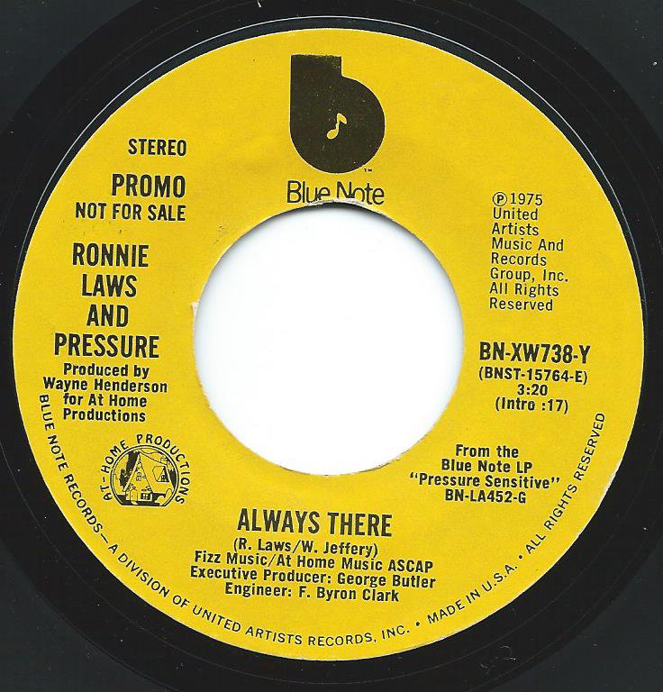 RONNIE LAWS AND PRESSURE / ALWAYS THERE (7