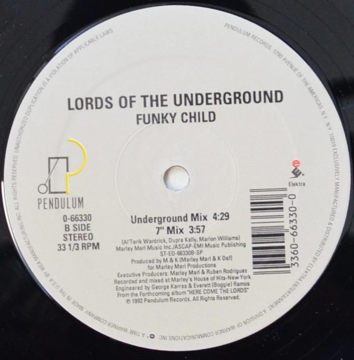 LORDS OF THE UNDERGROUND / FUNKY CHILD (PROD BY K-DEF