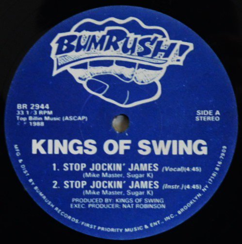 KINGS OF SWING / STOP JOCKIN' JAMES / MICROPHONE JUNKIE (12