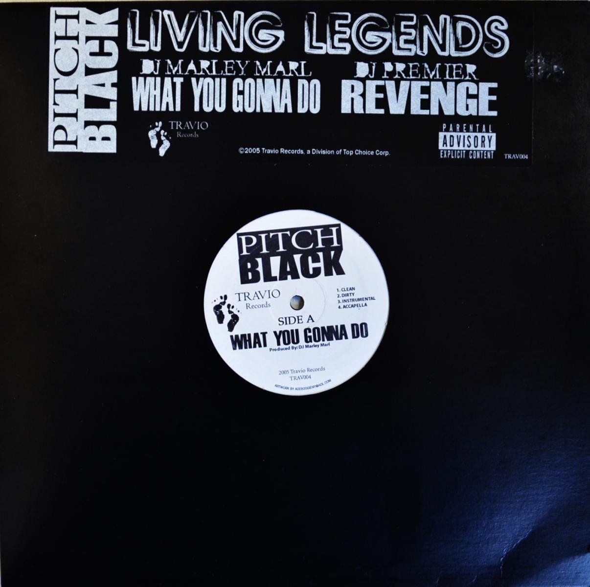 PITCH BLACK / WHAT YOU GONNA DO (PROD BY.MARLEY MARL) / REVENGE (PROD BY.DJ PREMIER) (12