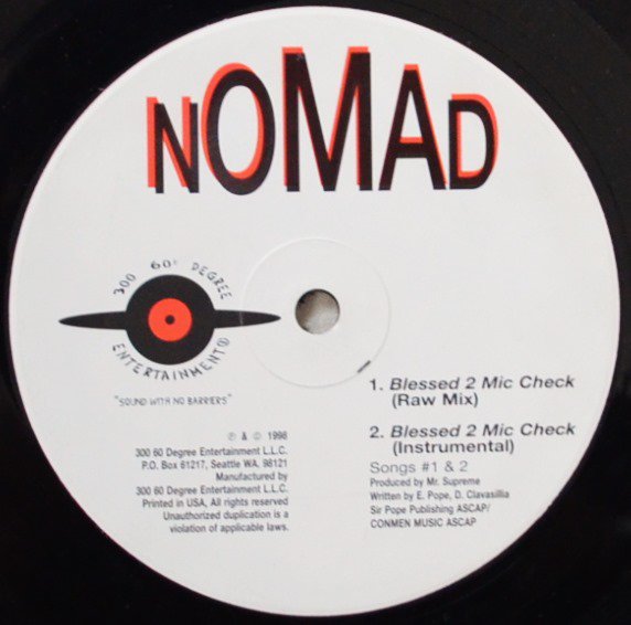 NOMAD / BLESSED 2 MIC CHECK / DA MOVEMENT (12