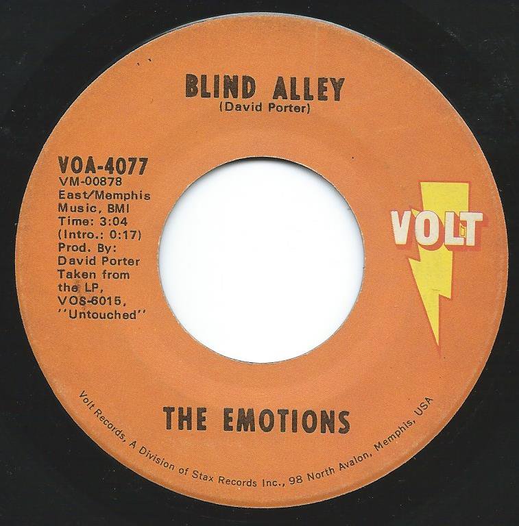 THE EMOTIONS / BLIND ALLEY / MY HONEY AND ME (7