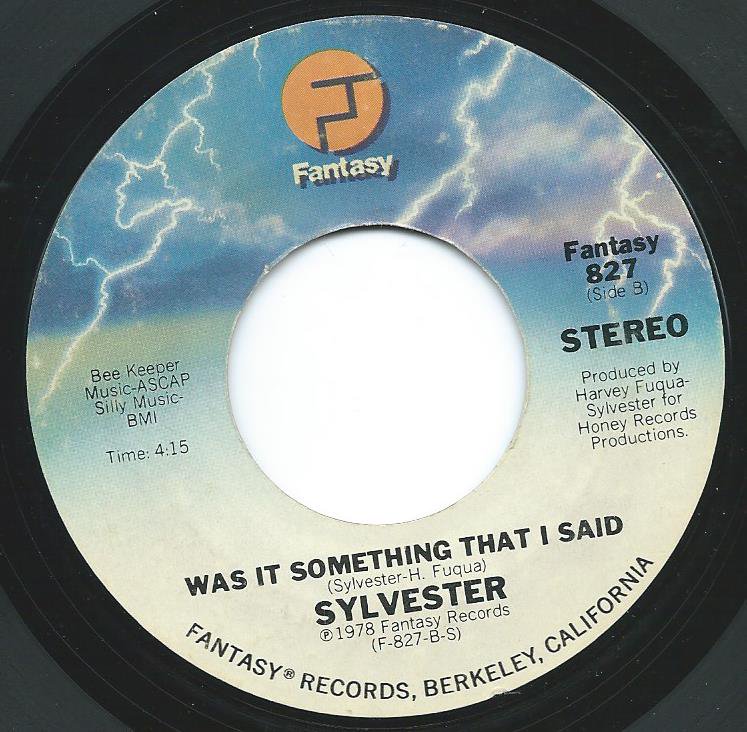 SYLVESTER / WAS IT SOMETHING THAT I SAID / DANCE (DISCO HEAT) (7