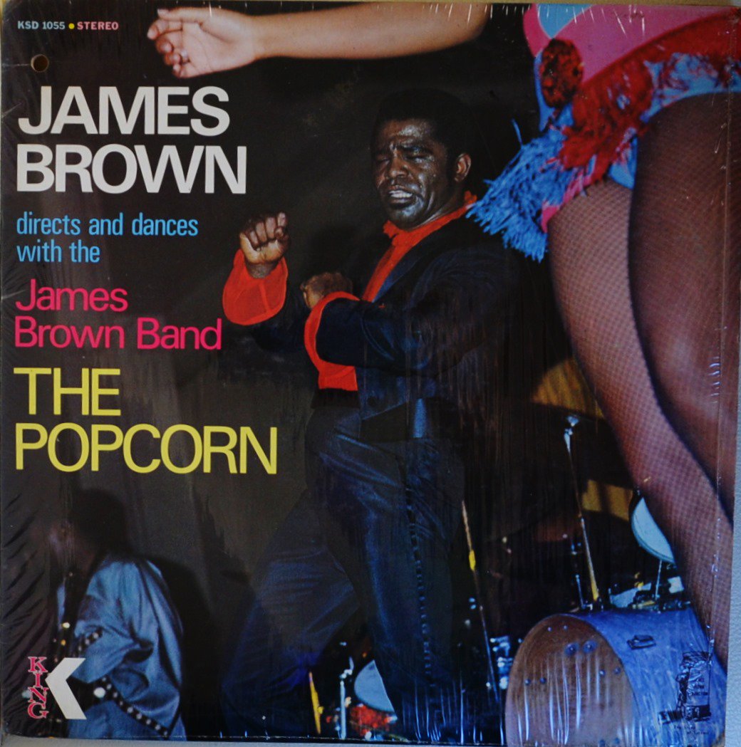 JAMES BROWN DIRECTS AND DANCES WITH THE JAMES BROWN BAND / THE THE POPCORN (LP)