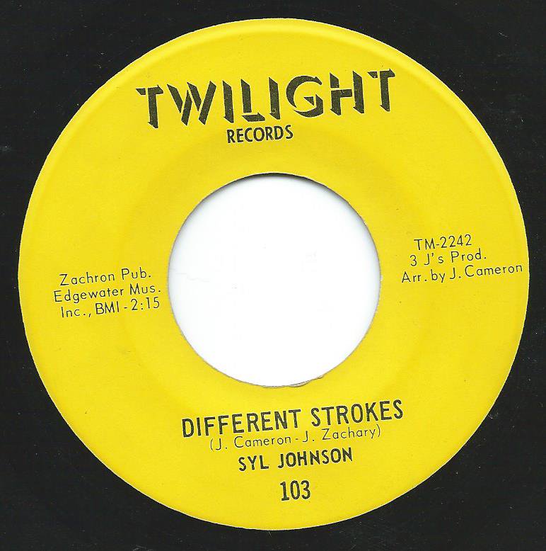 SYL JOHNSON / DIFFERENT STROKES / SORRY BOUT DAT (7