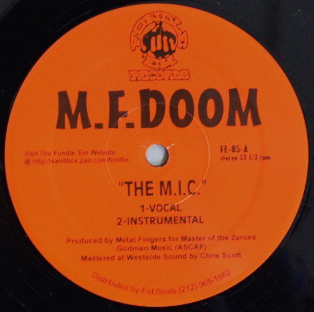 M.F. DOOM / THE M.I.C. / RED & GOLD (12