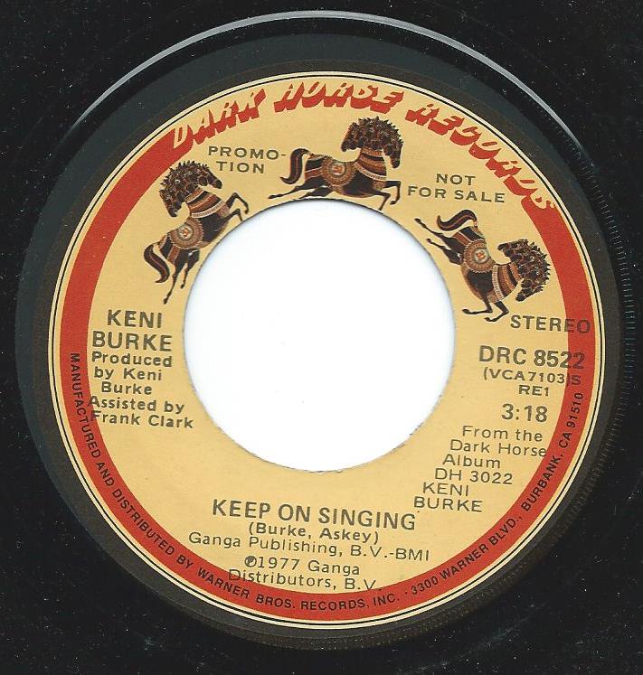 KENI BURKE / KEEP ON SINGING (7