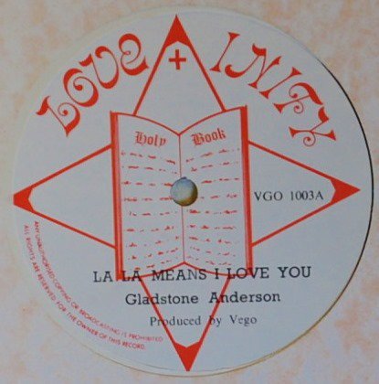 GLADSTONE ANDERSON / CHOSEN FEW / LA LA MEANS I LOVE YOU / LOVE BETWEEN A BOY & GIRL (12