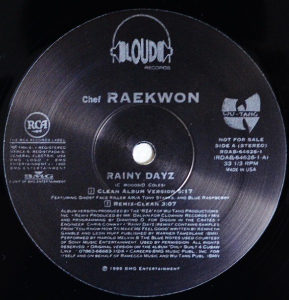 RAEKWON / RAINY DAYZ - REMIX (12