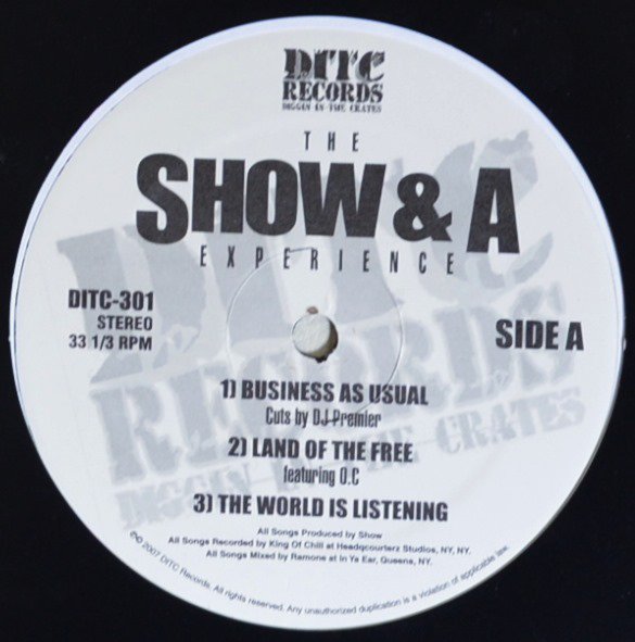 THE SHOW & A EXPERIENCE / BUSINESS AS USUAL / LAND OF THE FREE (12