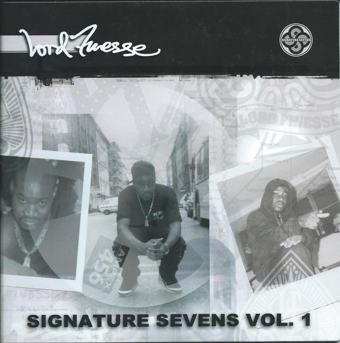 LORD FINESSE / HANDS IN THE AIR,MOUTH SHUT / ISN'T HE SOMETHIG-REMIX  (SIGNATURE SEVENS VOL1)(2×7