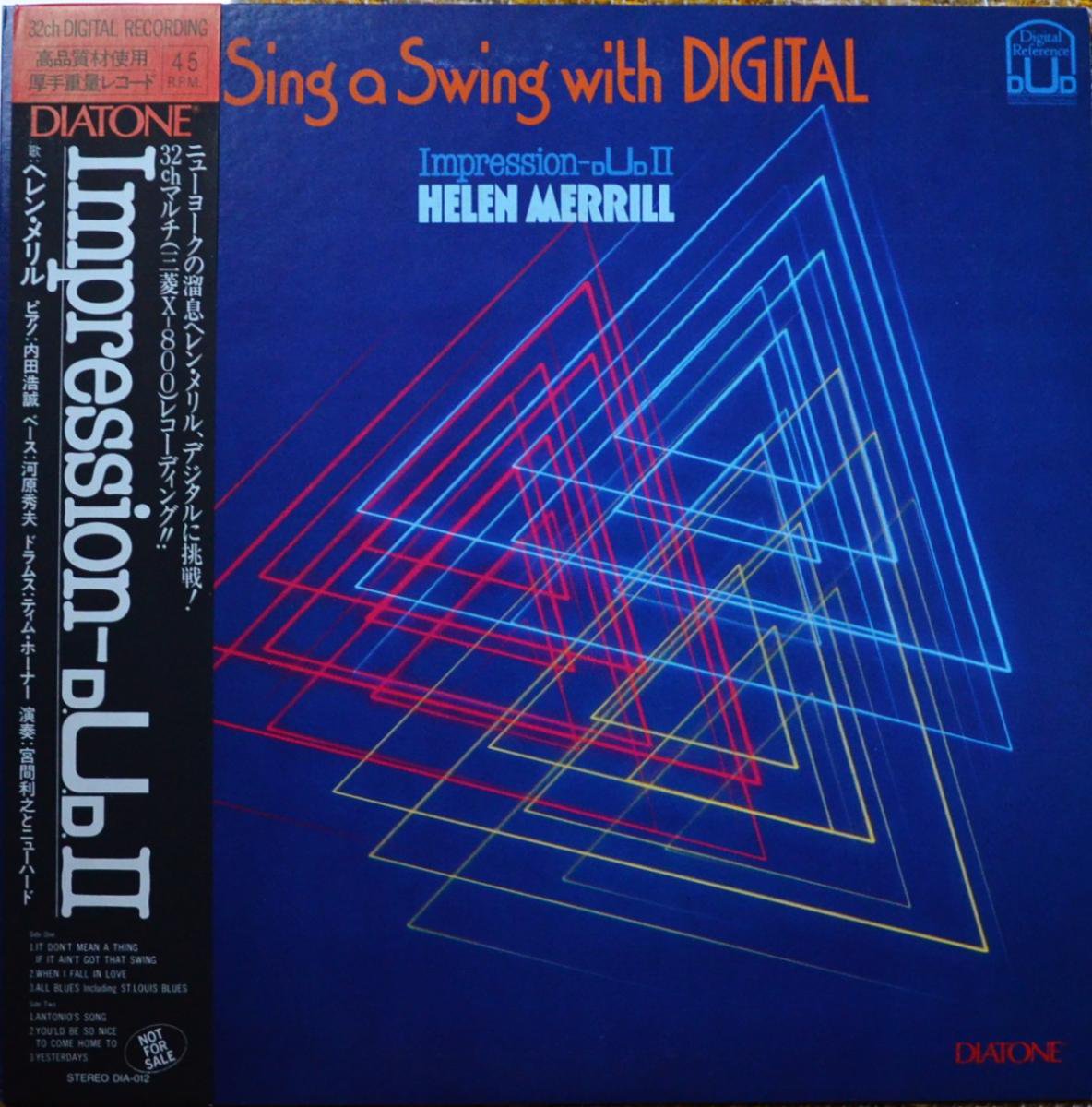 إ󡦥 HELEN MERRILL (ܴǷȥ˥塼ϡ) / SING A SWING WITH DIGITAL (LP)