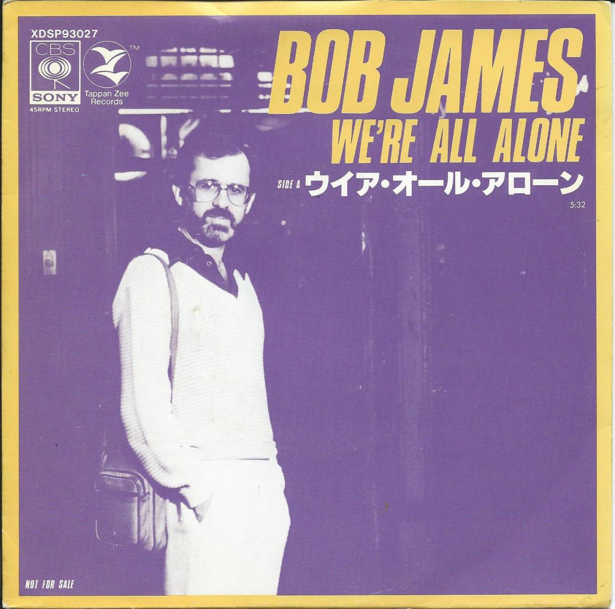 ボブ・ジェームス BOB JAMES / ウイア・オール・アローン WE'RE ALL