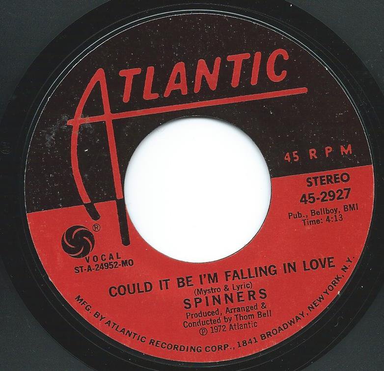 SPINNERS / COULD IT BE I'M FALLING LOVE (7") - HIP TANK RECORDS