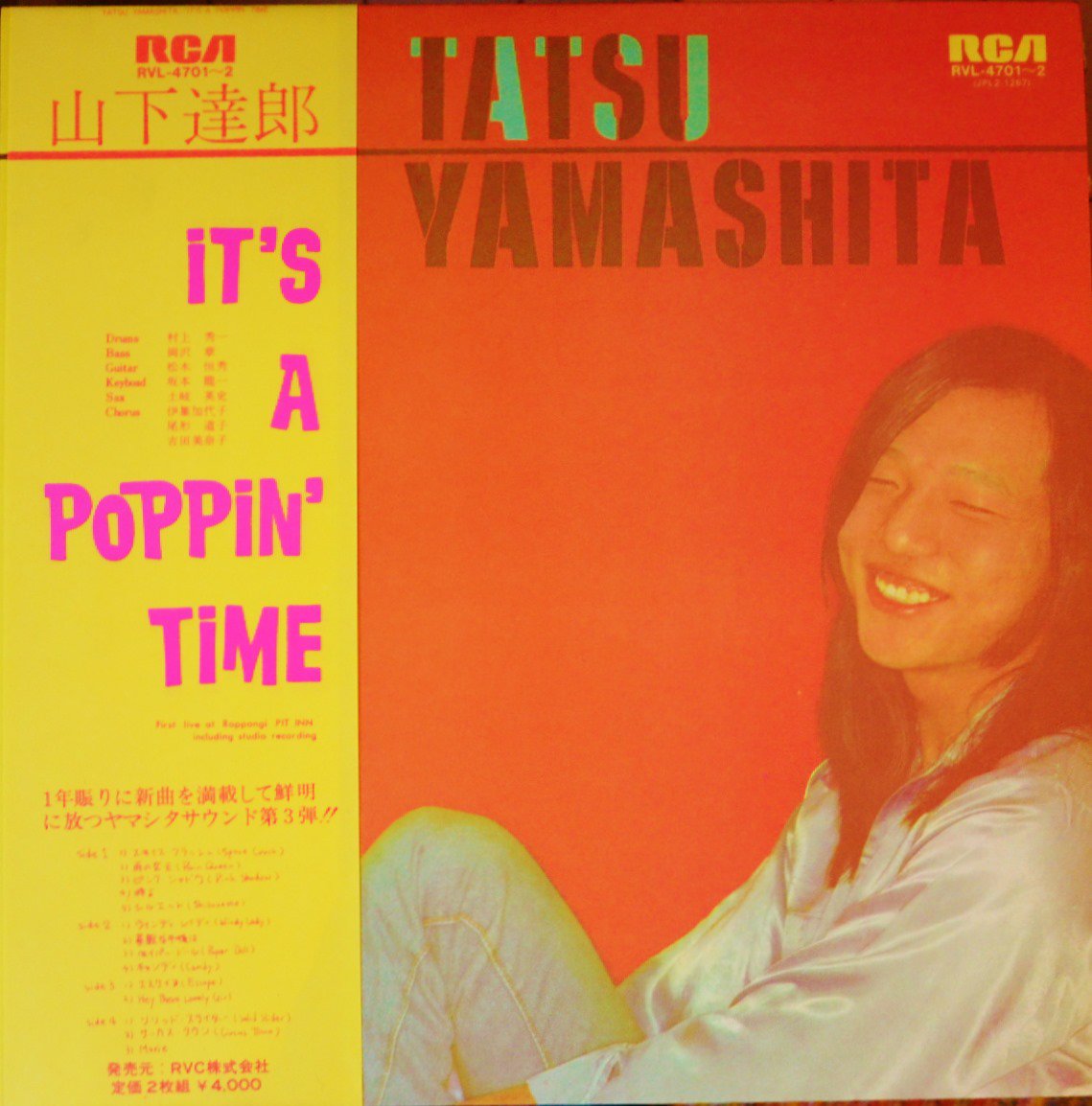 ãϺ TATSURO YAMASHITA / IT'S A POPPIN' TIME (2LP)