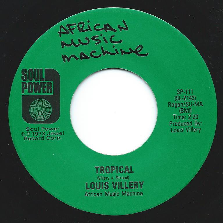 LOUIS VILLERY (AFRICAN MUSIC MACHINE) / TROPICAL / A GIRL IN FRANCE (7
