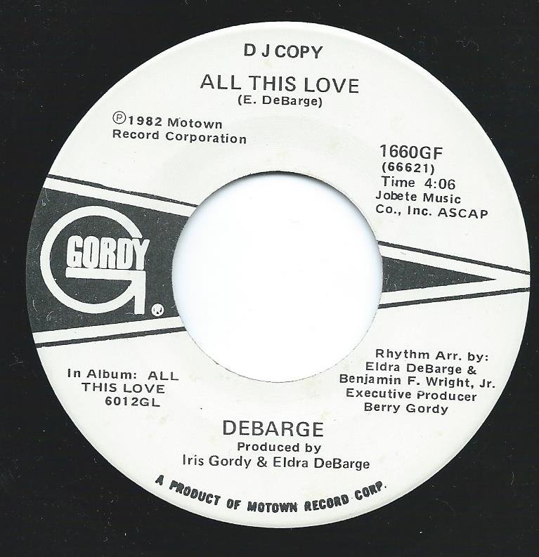 DEBARGE / ALL THIS LOVE (7