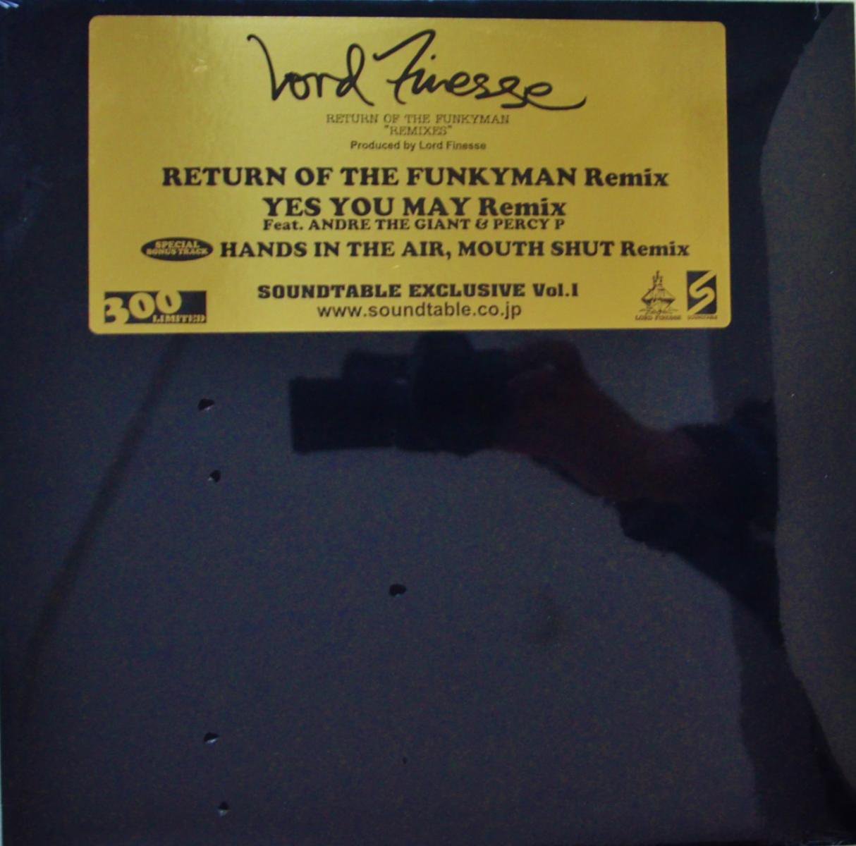 LORD FINESSE / RETURN OF THE FUNKYMAN 