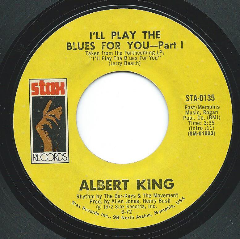 ALBERT KING / I'LL PLAY THE BLUES FOR YOU (7