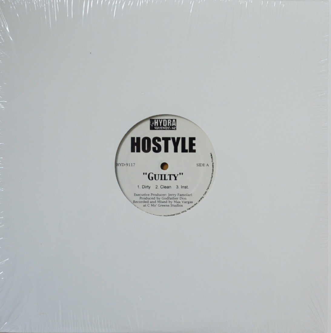HOSTYLE / GUILTY / YOU KNOW THE NAME (PROD BY GODFATHER DON) / THIS AIN'T NO GAME (12