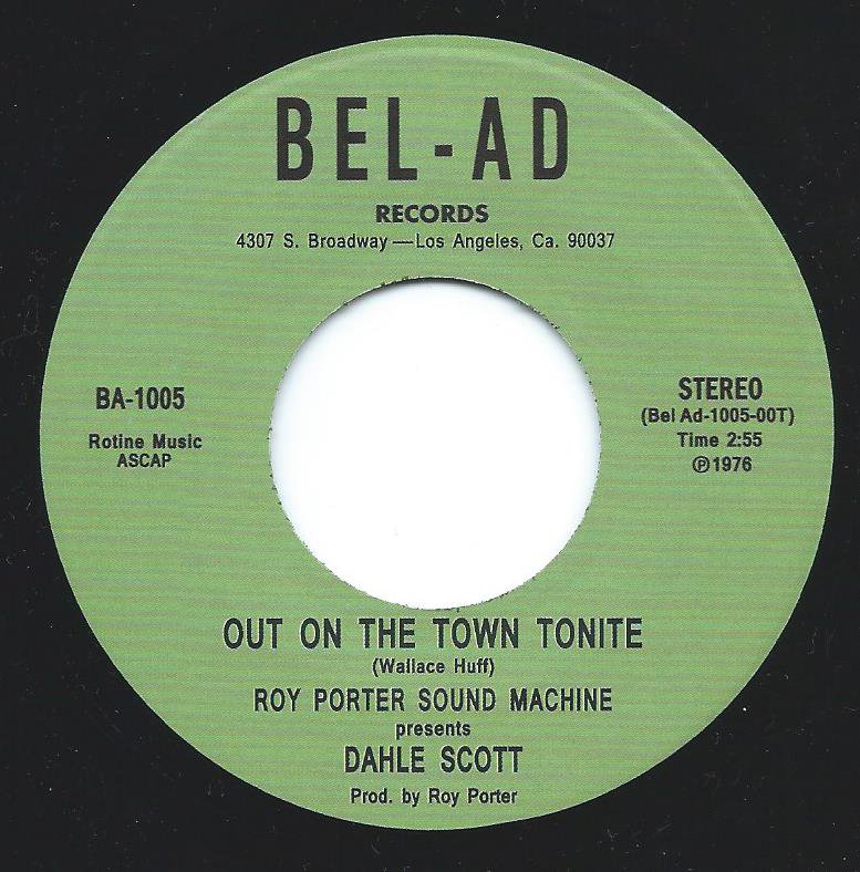 ROY PORTER SOUND MACHINE PRESENTS DAHLE SCOTT / OUT ON THE TOWN